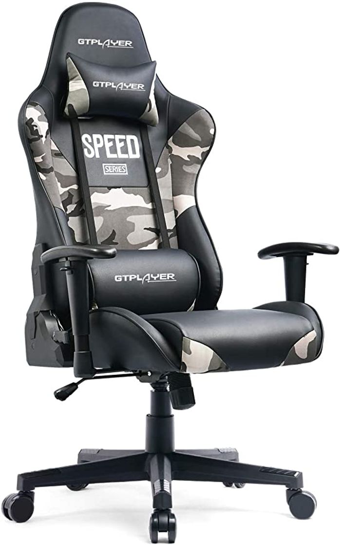 Social GTPLAYER Silla Gaming Escritorio Oficina Gamer Ordenador Tela Despacho Juvenil Garantía de