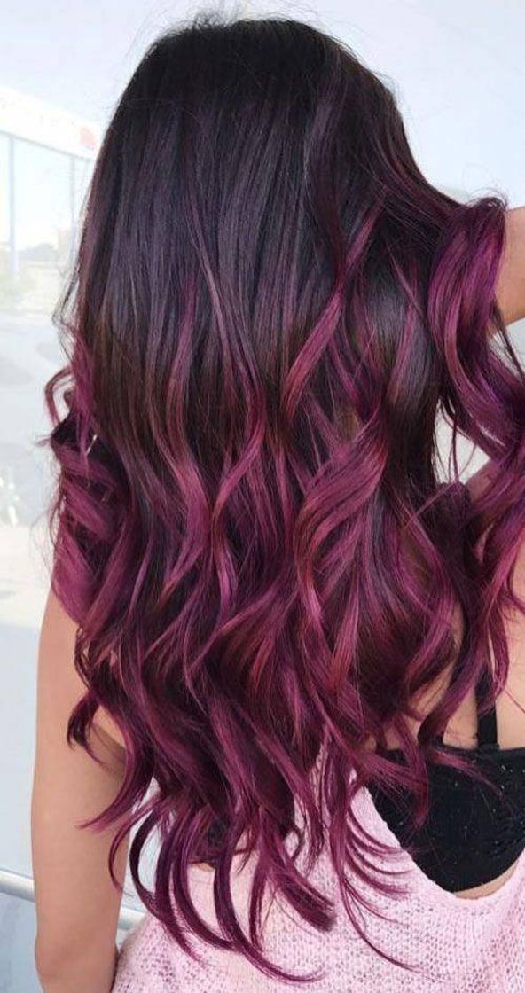 Moda Cabelo marsala