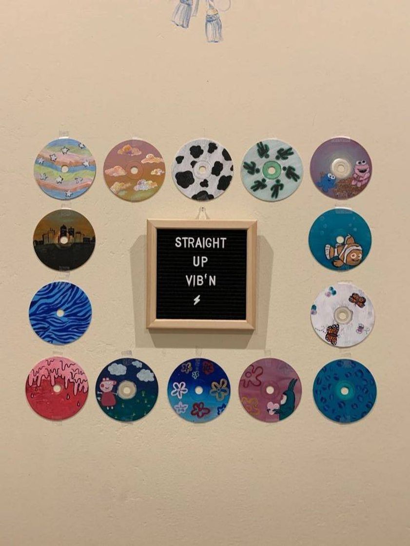 Social Decoração com CD's