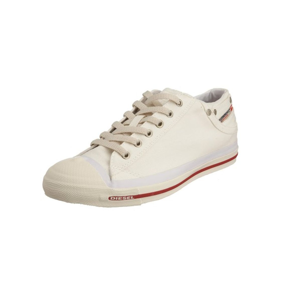 Moda Diesel Magnete Exposure Low-Sneakers, Zapatillas para Hombre, Blanco