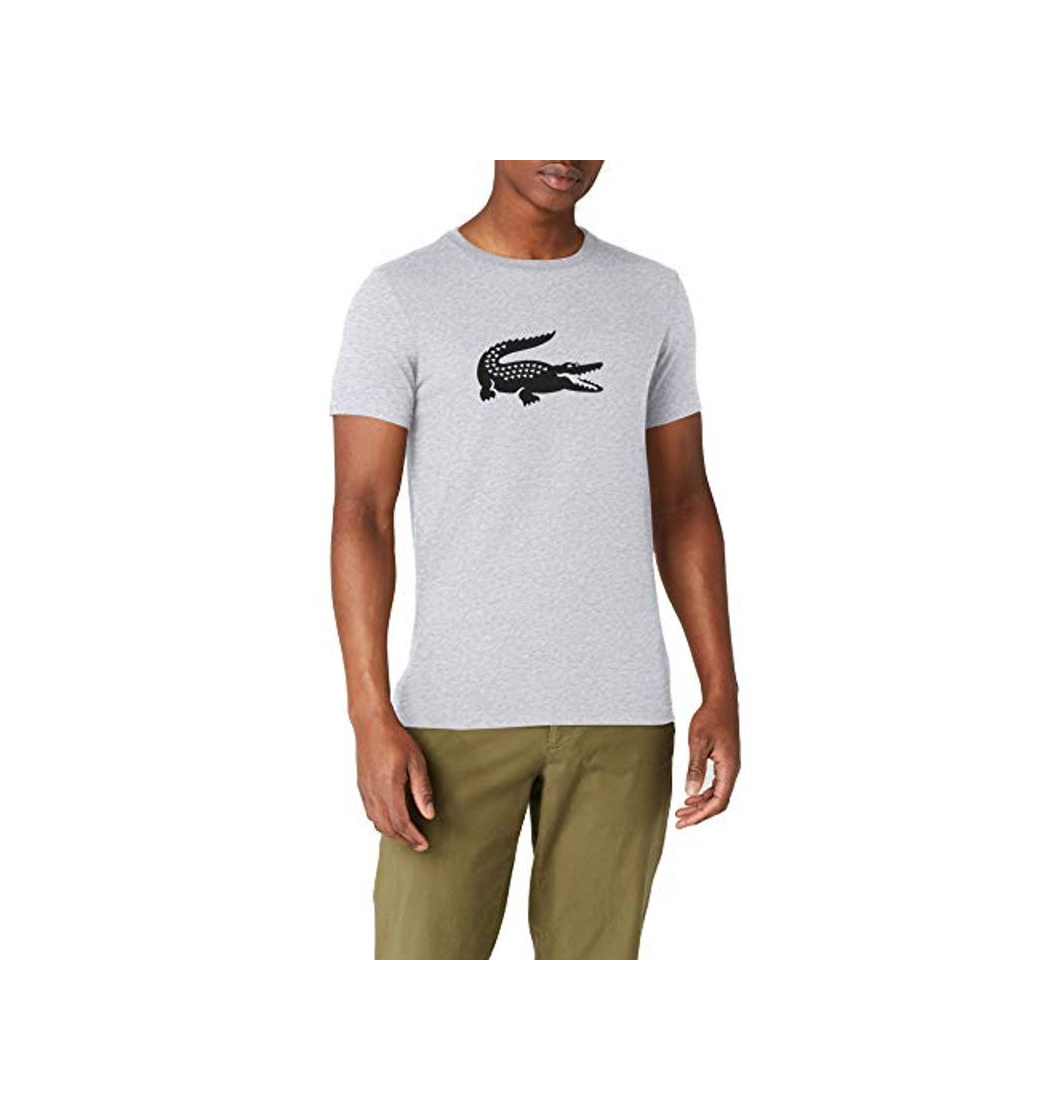 Moda Lacoste Th3377 Camiseta, Plateado