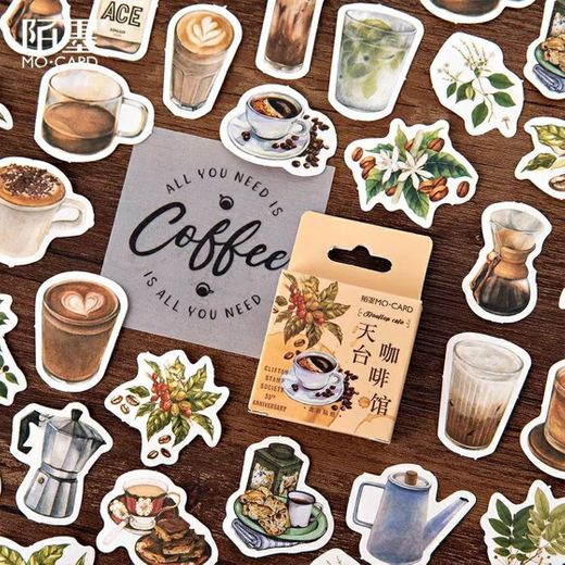 Coffee stickers
