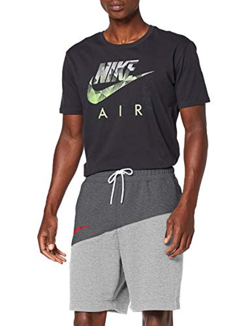 Moda NIKE M NSW Swoosh Short Ft Sport Shorts, Hombre, Charcoal Heathr