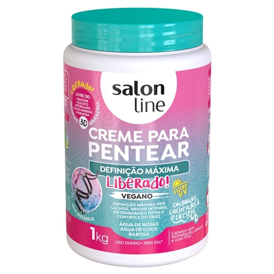 Moda Creme de cabelo da salon line 