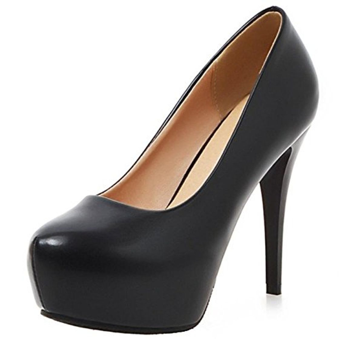 Social COOLCEPT Mujer Moda Tacon De Aguja Tacon Alto Bombas Zapatos Sin Cordones