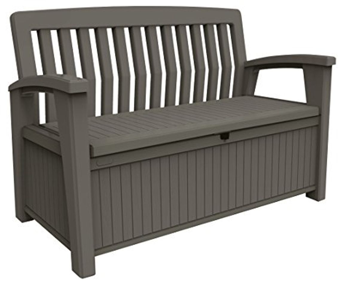 Social Keter Patio Bench - Banco Arcón Exterior
