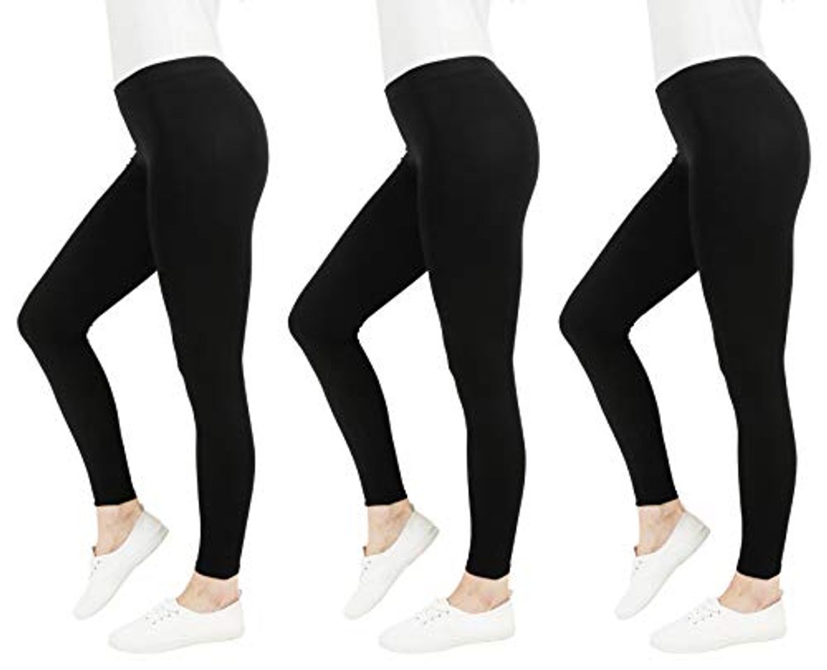 Social FM London Casual Leggings, Black