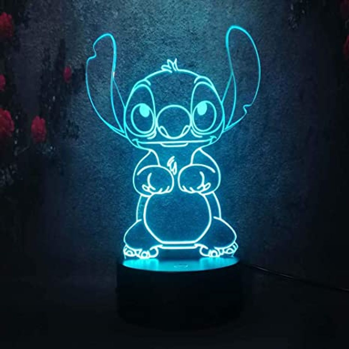 Social Lámpara 3D Led Cute Mickey Minnie Night Light