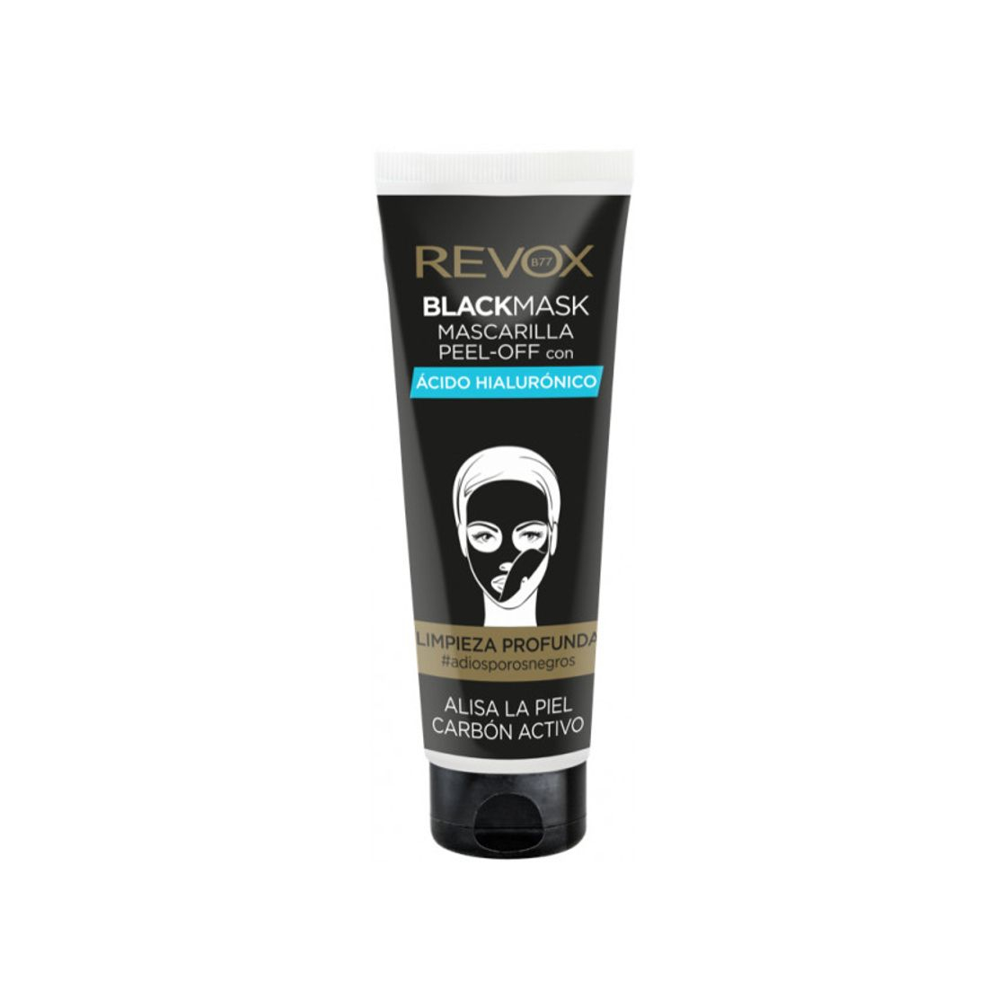 Productos Mascarilla Negra con Ácido Hialurónico Revox 