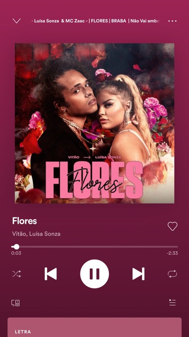 Canción Luísa Sousa maravilhosa 