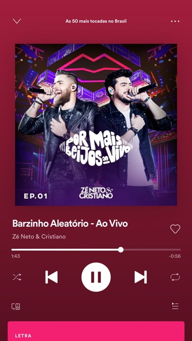 Canción Zé neto & Cristiano 