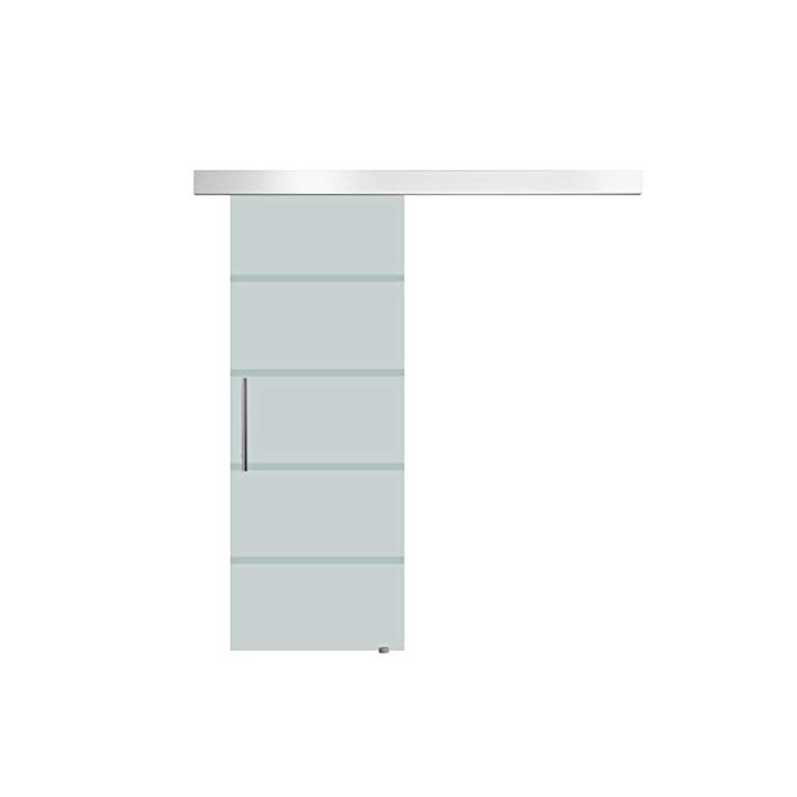 Product HOMCOM Puerta Corrediza de Vidrio Puerta Corredera Deslizante de Cristal Seguridad 102