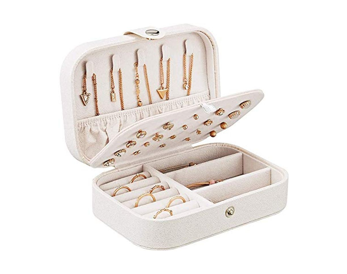 ZesNice Caja Joyero Pequeña, Joyero de Viaje Cajas para Joyas Jewelry Organizer