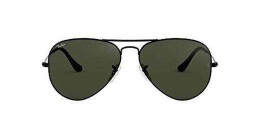 Ray-Ban Aviator Large Metal, Gafas de Sol Unisex Adulto, Negro