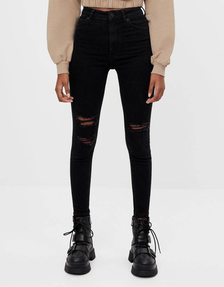 Jeans Skinny Super High Waist - null - Bershka 