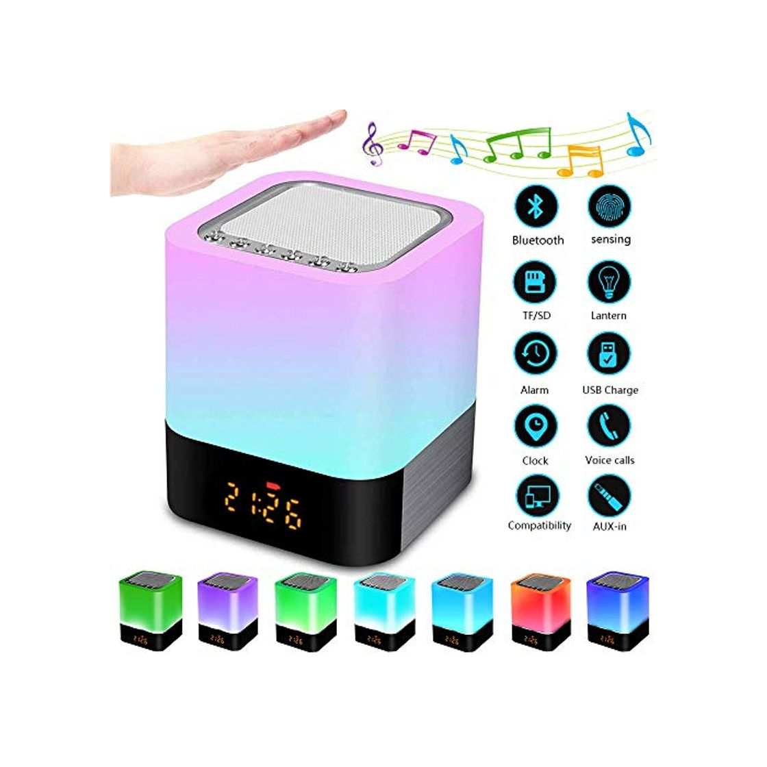 Social Luz Nocturna Altavoz Bluetooth