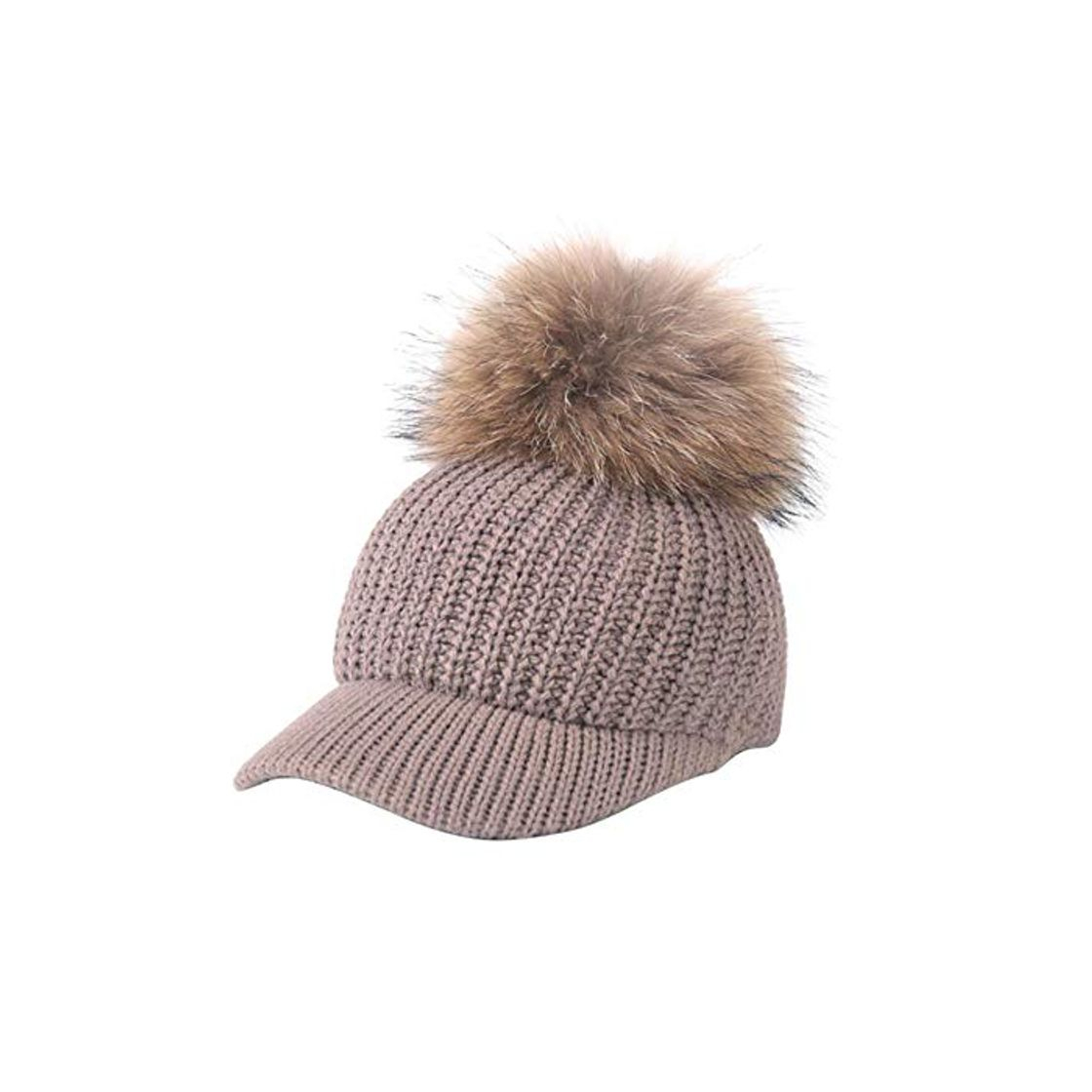 Moda BHYDRY Cálido Invierno de Punto Sombrero de Vendedor de periódicos Gorro Nieve esquí Cap para Mujer niña