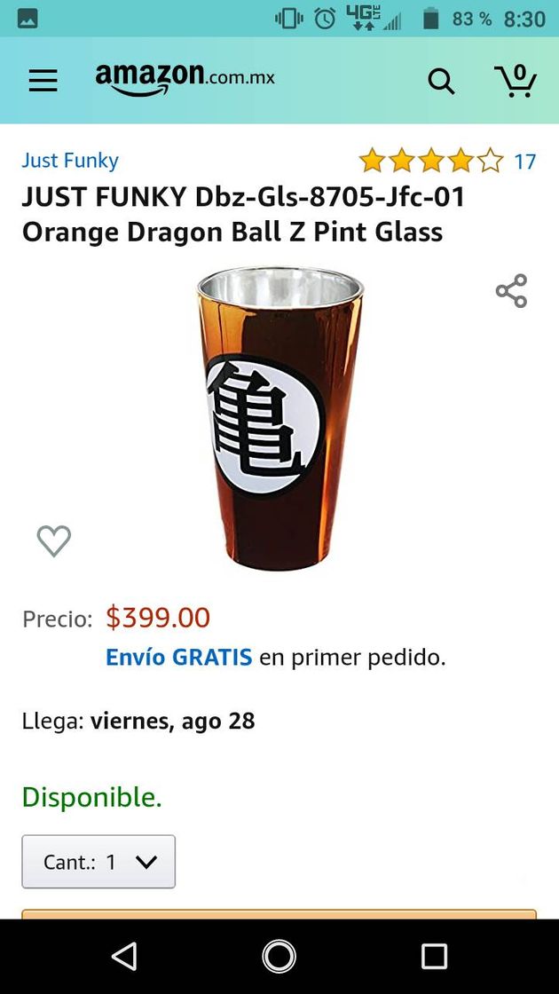 Fashion Baso para tomar al estilo dbz 