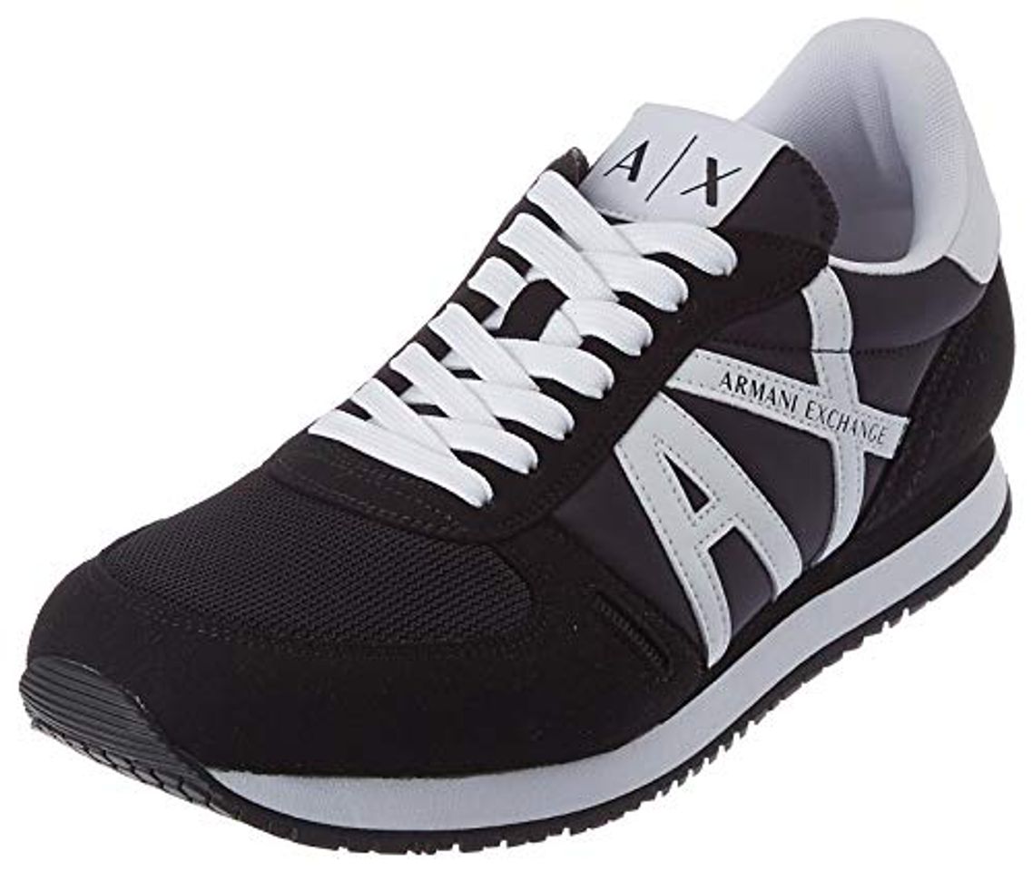 Fashion Armani Exchange Micro Suede Multicolor Sneakers