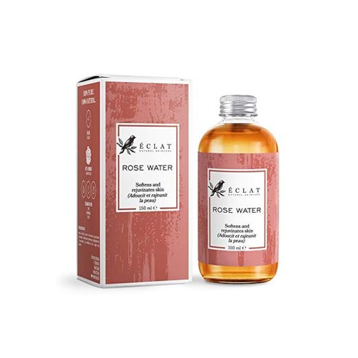 Agua de Rosas Eclat – Tónico Facial Natural Concentrado de Agua de