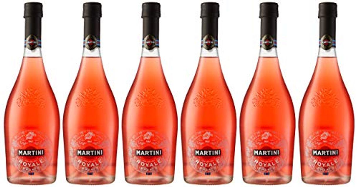 Social Martini Royale Vermouth Frisante Rosato Pack 6 x 750 ml