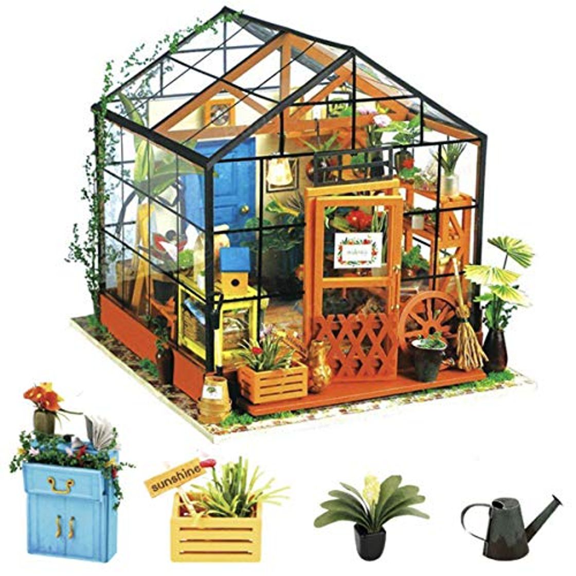 Rolife 3D DIY Modelo de casa de muñecas con Luces Miniatura de