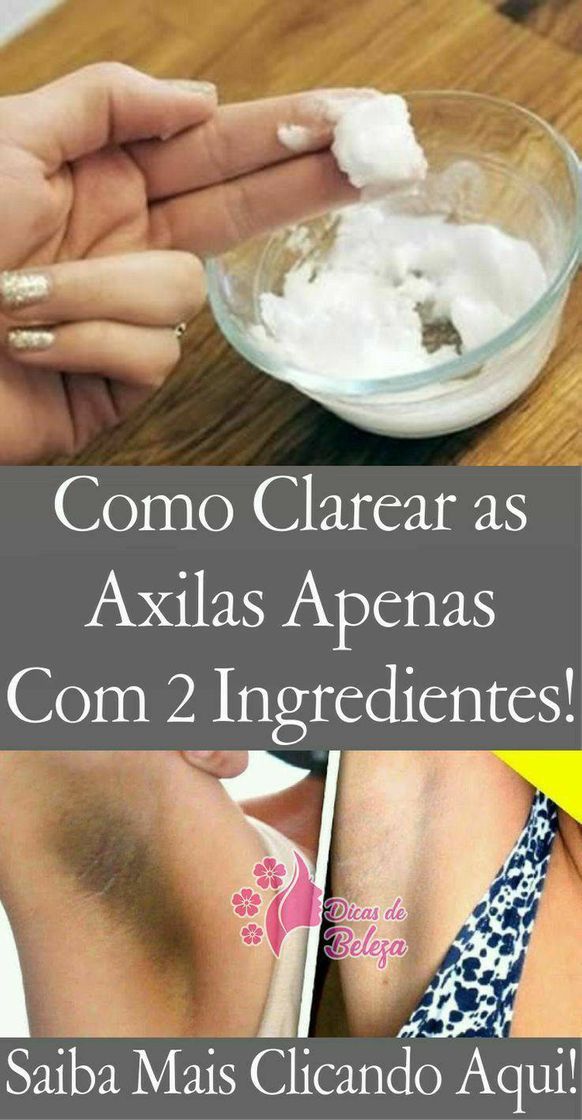 Moda Receita p/ clarear axilas e virilhas