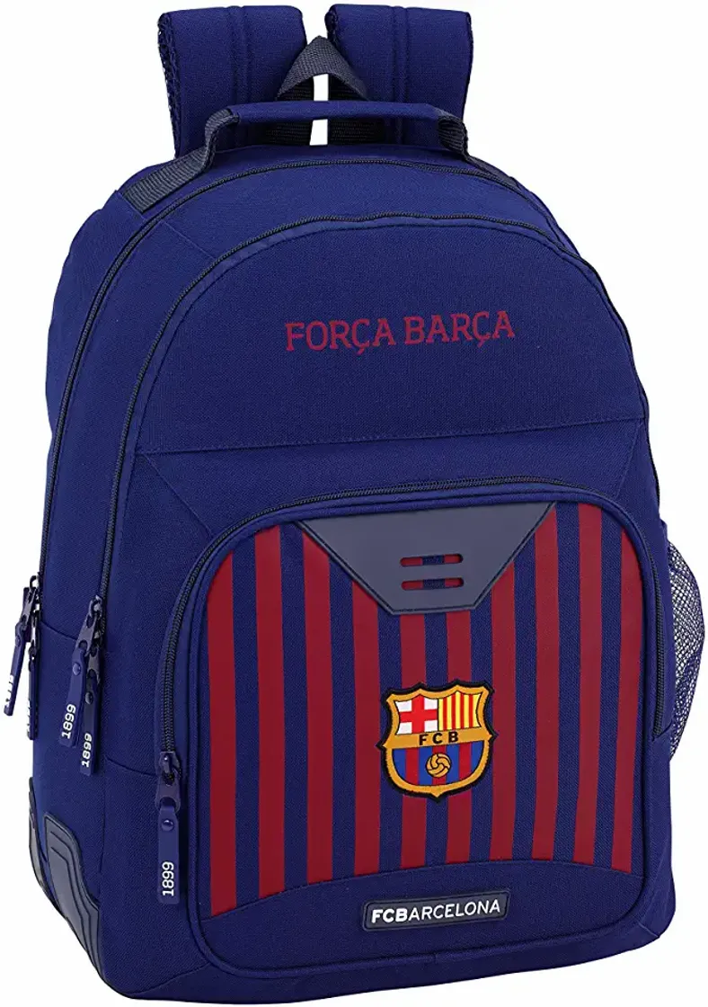 Fashion FC Barcelona Mochila Doble con cantoneras Adaptable a Carro