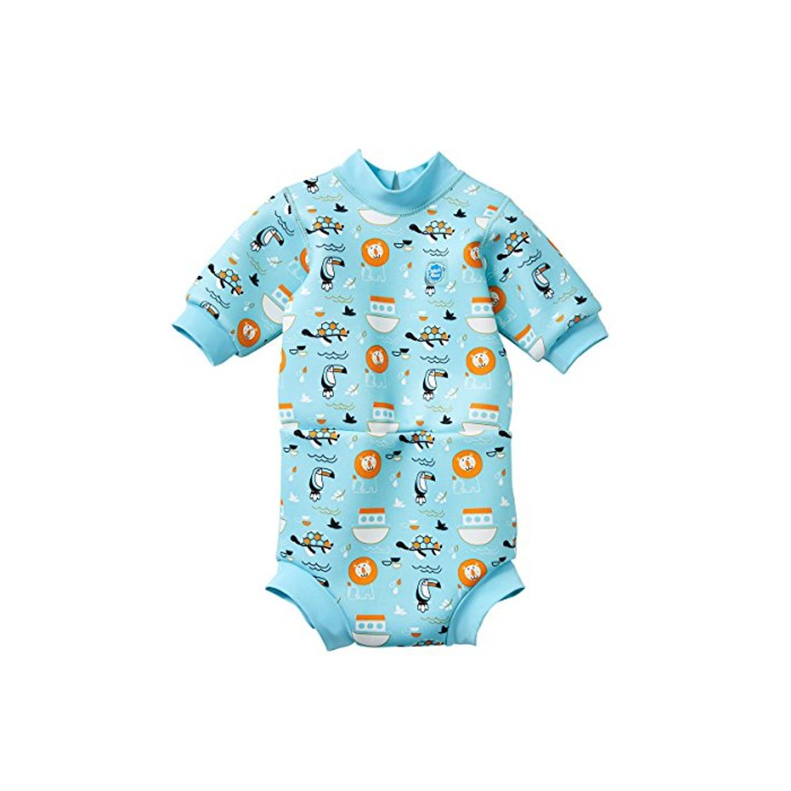 Social Splash About Baby Happy - Traje de neopreno para pañales, color azul