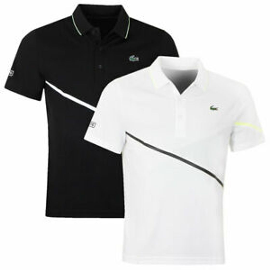 Fashion Lacoste L1212 Camiseta Polo, Negro