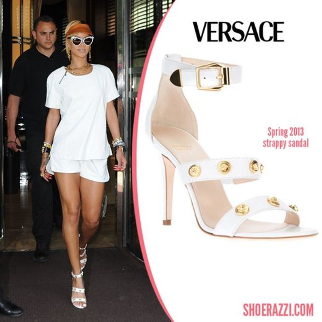 Fashion Versace medallion signature sandal