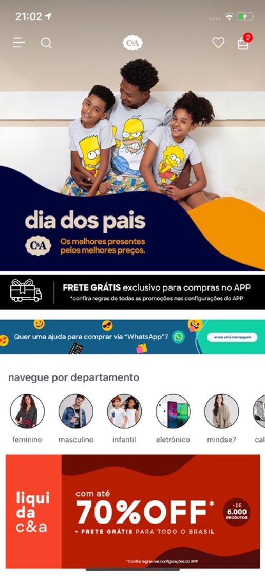 Moda C&A Loja Online - Moda, Roupas, Celulares e Calçados