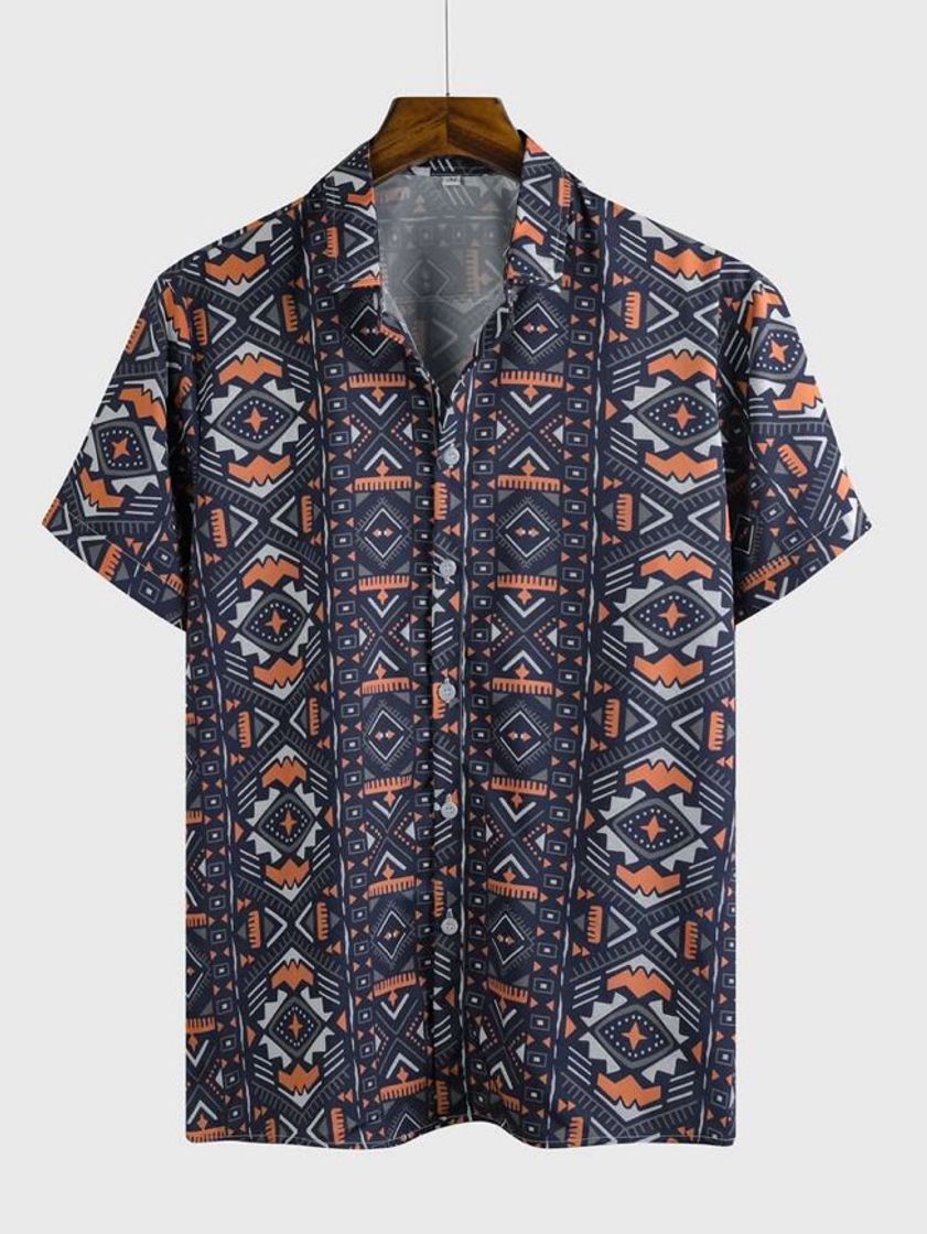 Fashion Camisa Con Estampado Geométrico | $MXN295.00