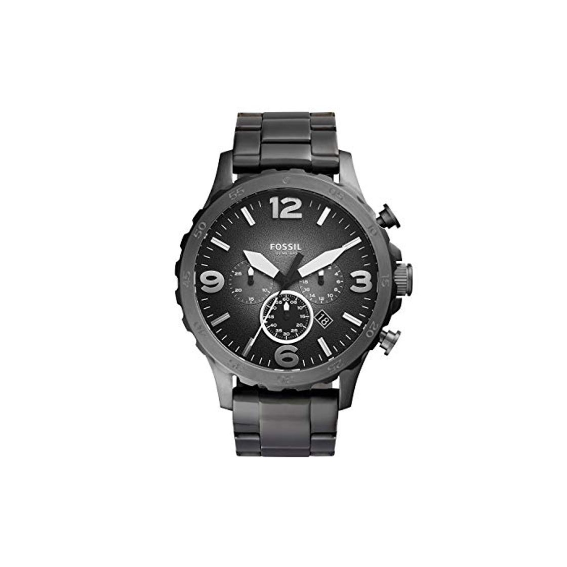 Fashion Fossil Reloj Cronógrafo para Hombre de Cuarzo con Correa en Acero Inoxidable JR1437