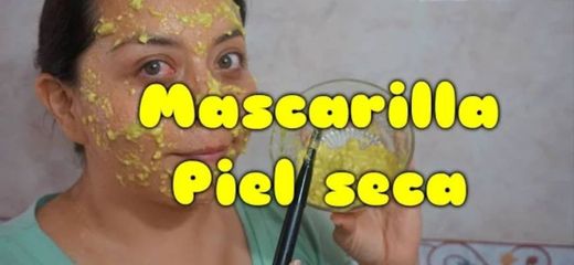 Mascarilla Natural Piel Seca - Mixta || Clau Melocoton - YouTube