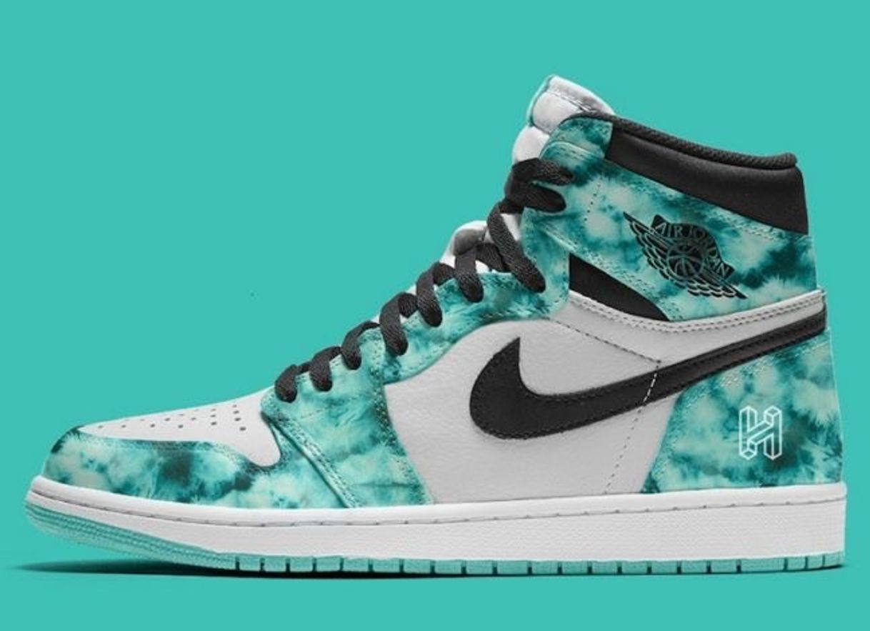 Moda Air Jordan 1 tie dye 