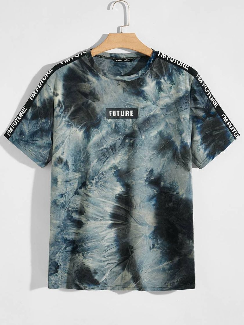 Fashion Camiseta tie dye 