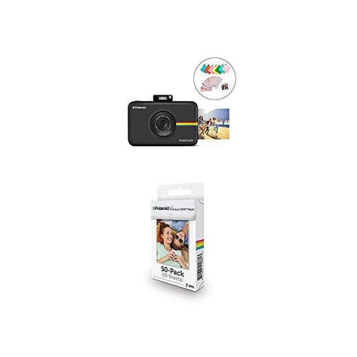 Polaroid Snap Touch 2.0 - Cámara Digital portátil instantánea, Negro