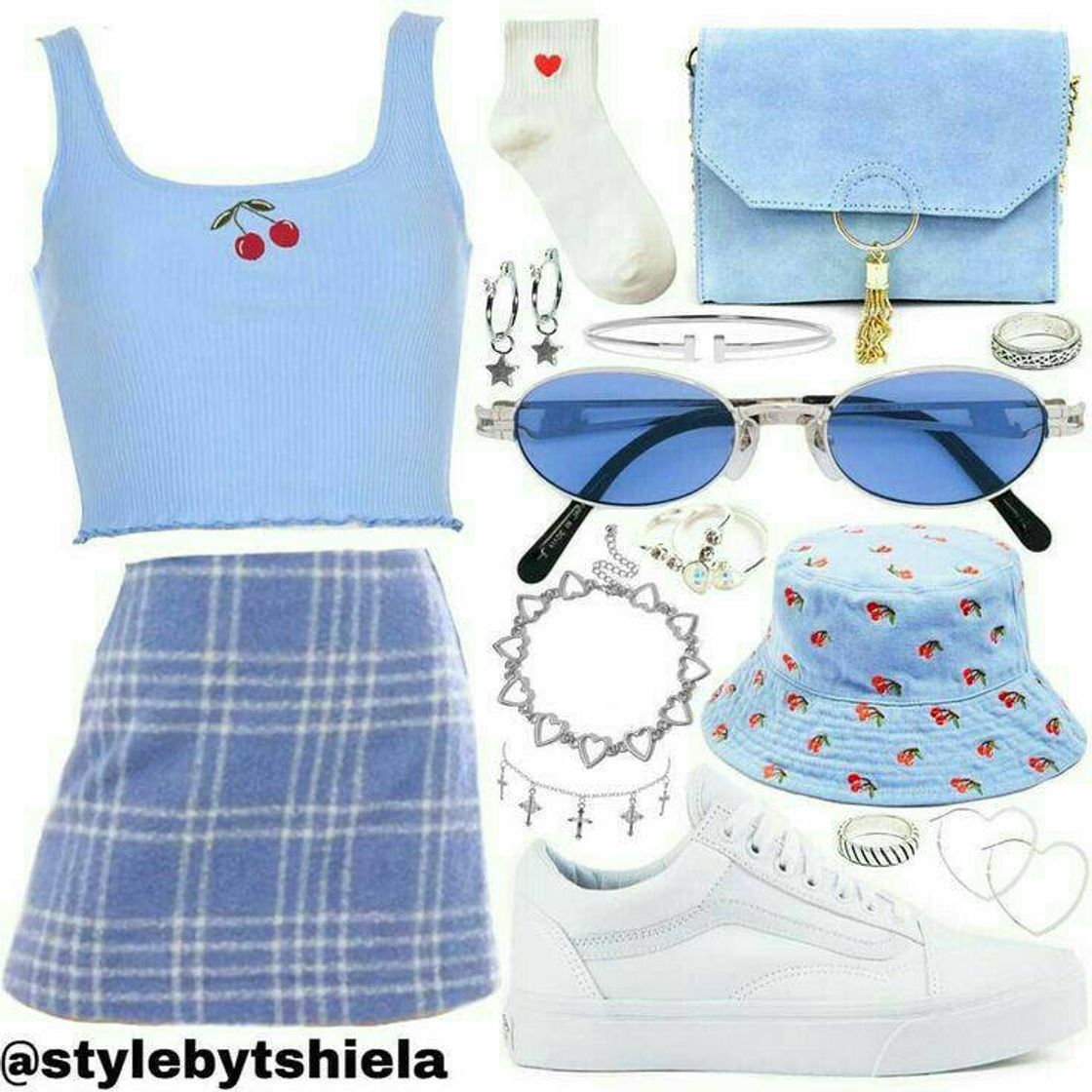 Fashion Roupa azul