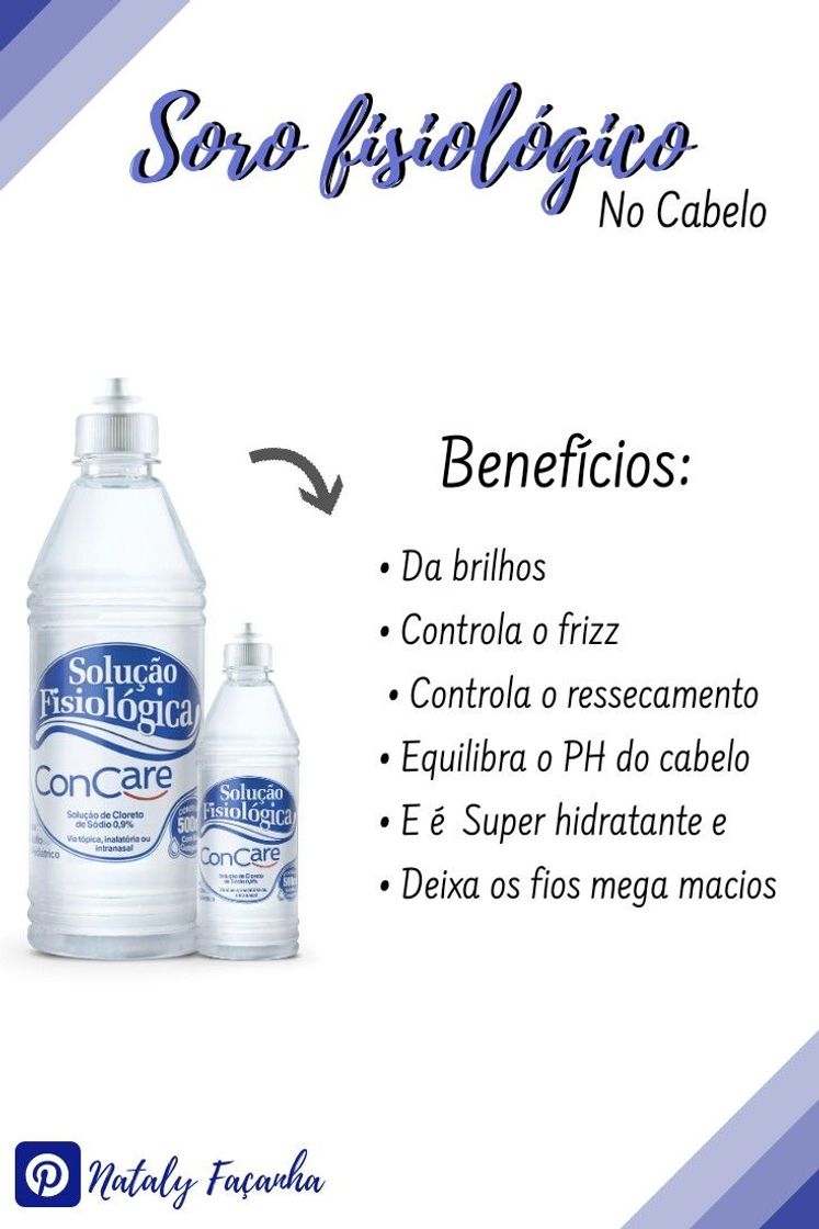 Moda Benefícios do soro fisiológico 