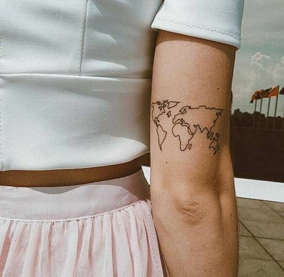 Fashion Tatuagem mundo 