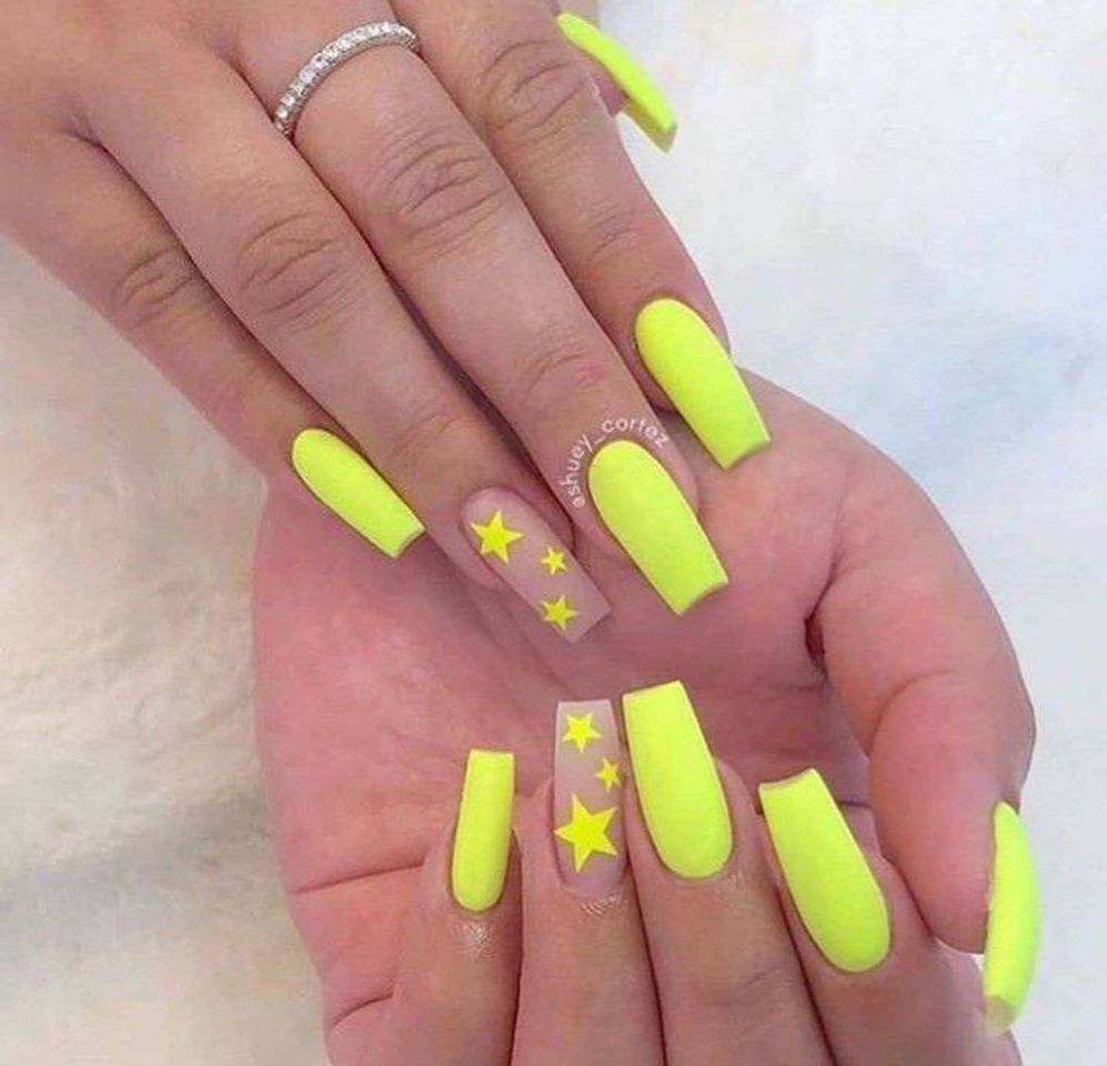 Moda Unhas neon