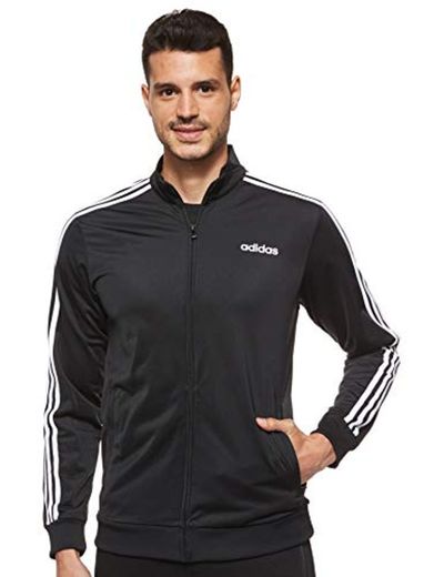 adidas E 3s TT Tric Caqueta con Cremallera, Hombre, Negro