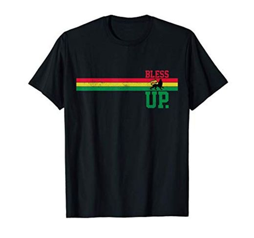 Reggae Rastafari Rasta Regalo Música Camiseta