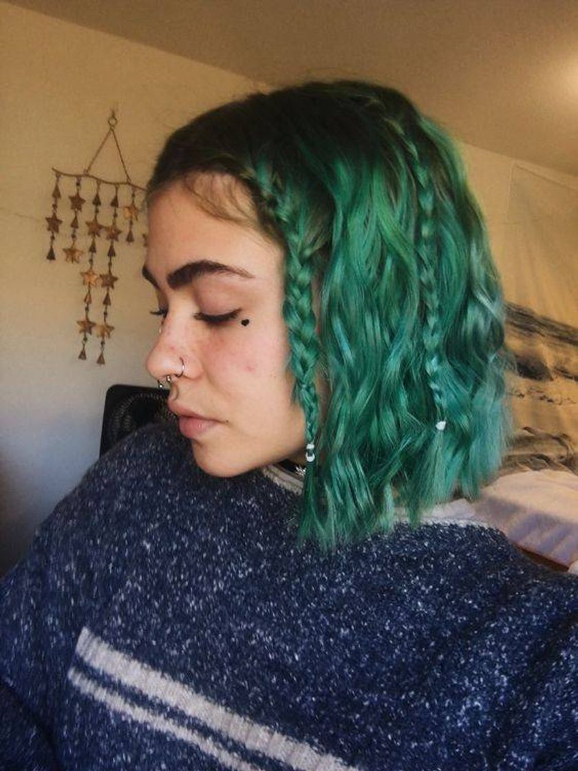 Moda GREEN HAIR 