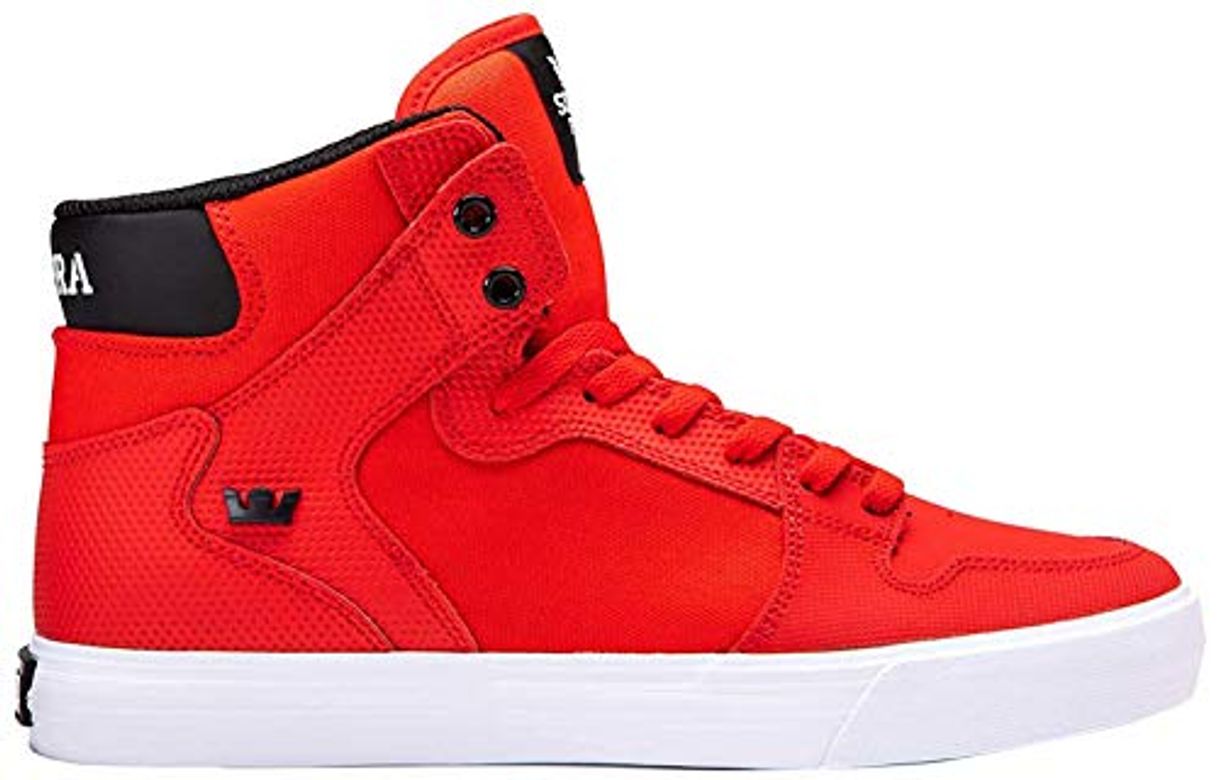 Product Supra Vaider, Zapatillas de Skateboard Unisex Adulto, Rojo