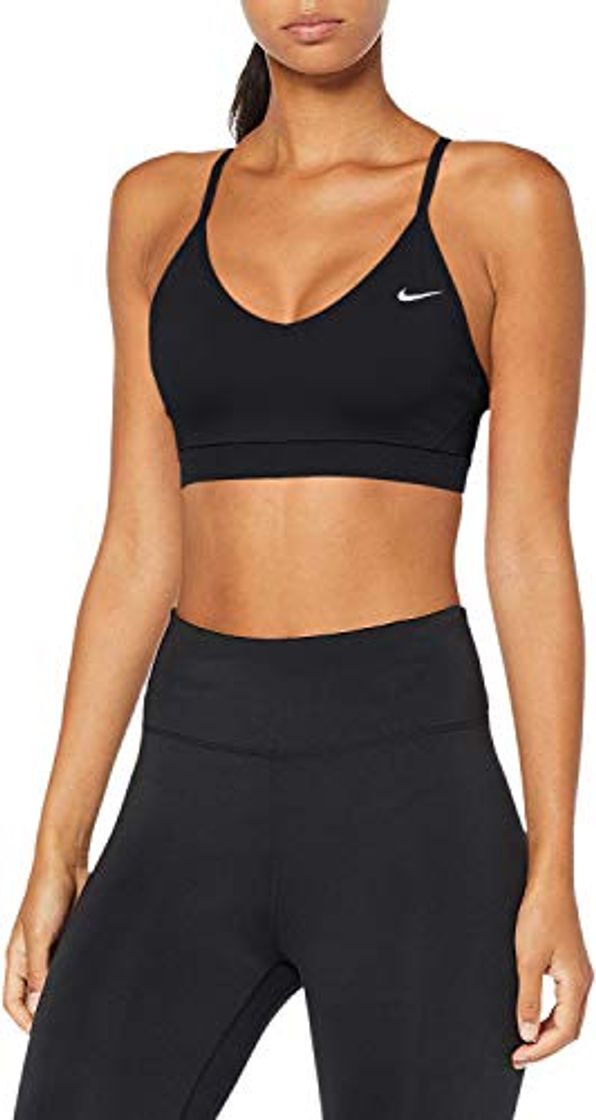 Social Nike Indy Sujetador Deportivo, Mujer, Negro