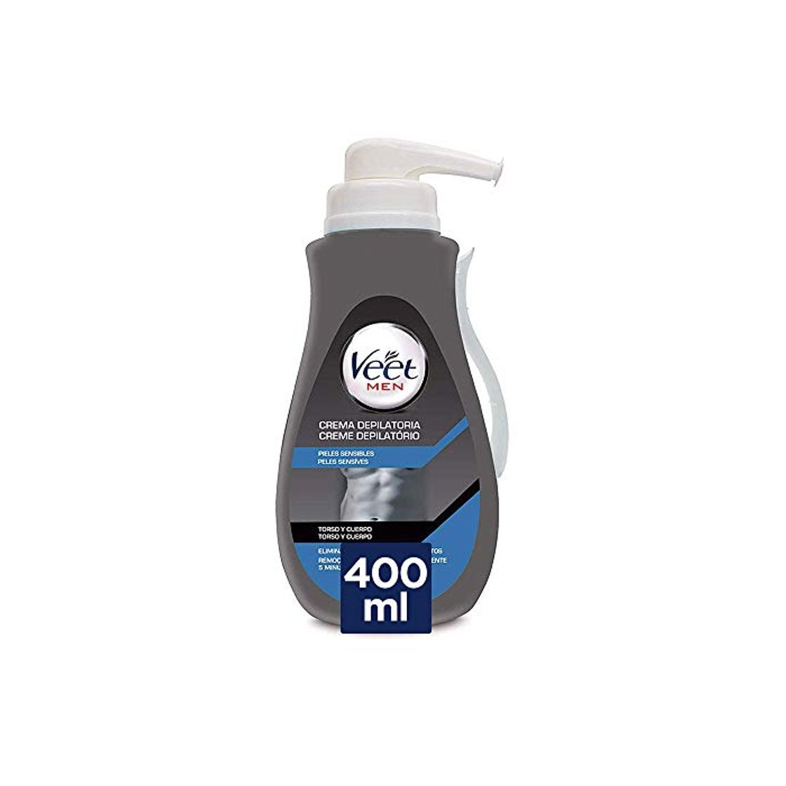 Social Veet for Men Crema Depilatoria Corporal para Hombre