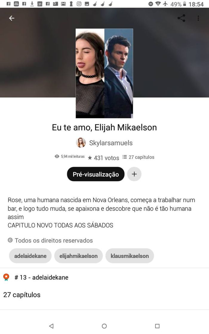 Fashion Eu te amo Elijah Mikaelson