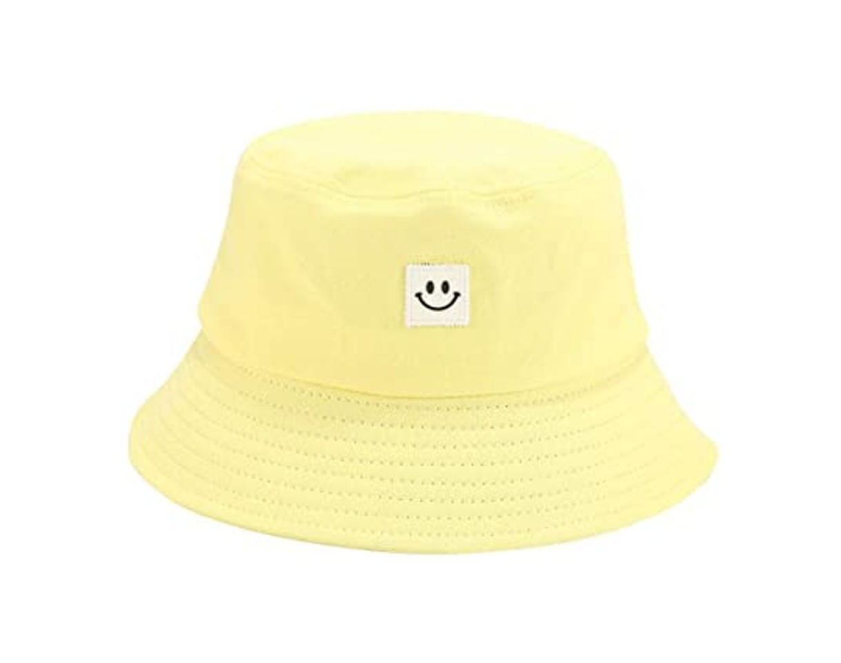 Moda Unisex del Casquillo del Sombrero del Cubo del Bordado Pescador De Algodón